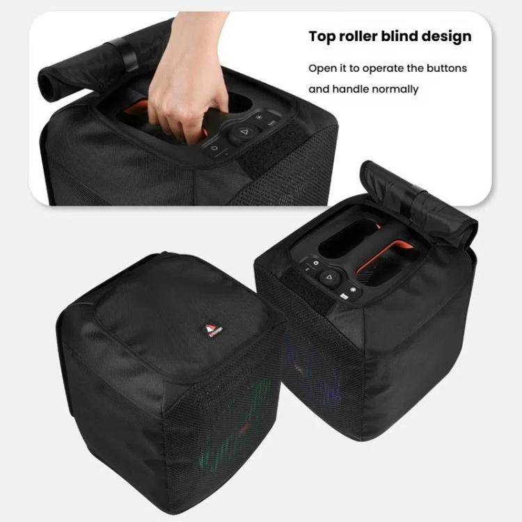 For JBL PartyBox Encore Essential Speaker Mesh Protective Cover Dustproof Case(Black) - Protective Case by buy2fix | Online Shopping UK | buy2fix