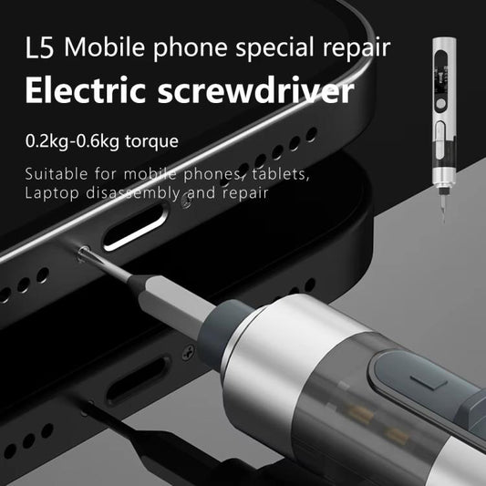 MaAnt L5 With 12 Batches Multi-Function Small Electric Screwdriver Set For Mobile Phone Repair - Screwdriver Set by MaAnt | Online Shopping UK | buy2fix