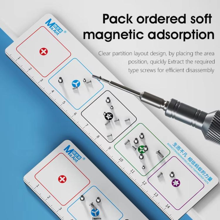 MaAnt CX-002 Mobile Phone Computer Repair Small Screws Nails Magnetic Storage Pad Super Magnetic Strip - Magnetic Screws Mat by MaAnt | Online Shopping UK | buy2fix