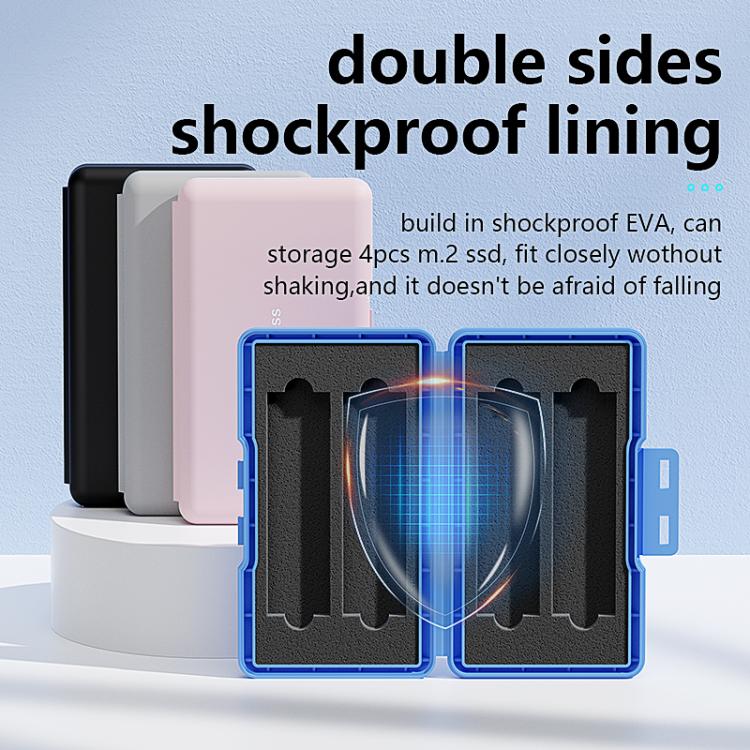 Blueendless M1 Universal M.2 SSD Shockproof and Waterproof Storage Box(Black) - Hard Drive Bags & Cases by Blueendless | Online Shopping UK | buy2fix