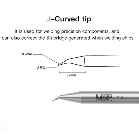 MaAnt T12-J Lead-Free Soldering Iron Tip - Soldering Iron Tip by MaAnt | Online Shopping UK | buy2fix