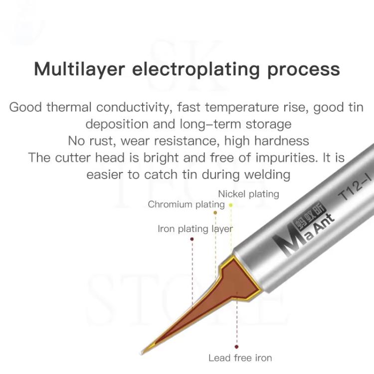 MaAnt T12-SK Lead-Free Soldering Iron Tip - Soldering Iron Tip by MaAnt | Online Shopping UK | buy2fix