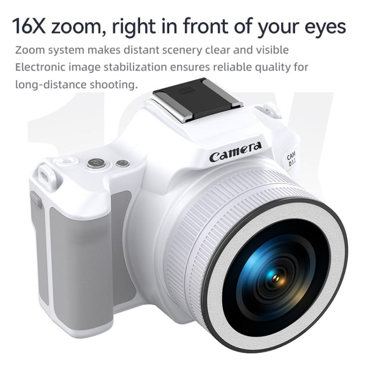 48 Million Pixel 2K Ultra HD Mini Digital Portable Camera, Color: White - Video Cameras by buy2fix | Online Shopping UK | buy2fix
