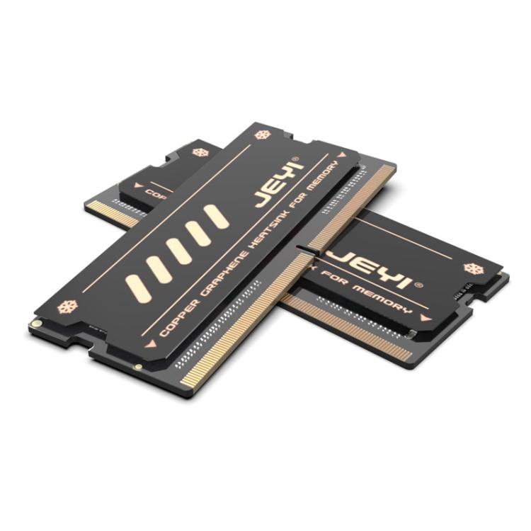 2pcs /Pack JEYI Pure Copper Graphene Laptop Memory Heatsink Radiator for DDR5 DDR4 DDR3(NB-CG) - Cooling Pads by JEYI | Online Shopping UK | buy2fix