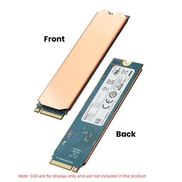 FinalCool M.2 2280 Pure Copper SSD Heat Sink for Game Consoles / Laptops / Mini Hosts - Hard Drive Bags & Cases by FinalCool | Online Shopping UK | buy2fix
