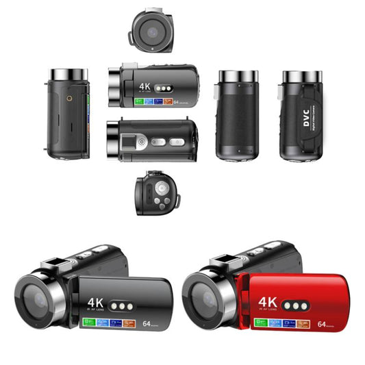 WiFi HD 4K Lightless Colorful Night Vision Digital Video Camera, Color: Black + Fill Light - Video Cameras by buy2fix | Online Shopping UK | buy2fix