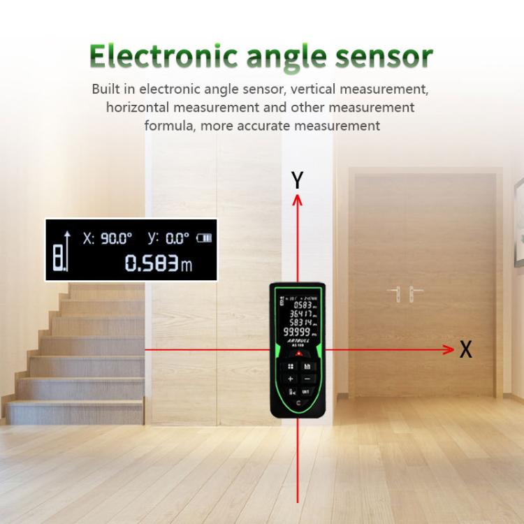 ARTBULL Laser Distance Meter Handheld Room Measuring Instrument Electronic Ruler(100m) - Laser Rangefinder by ARTBULL | Online Shopping UK | buy2fix