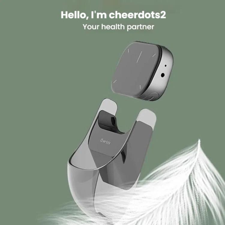 Cheerdots 2 Smart Magnetic Split Air Mouse Wireless Charging Bluetooth Dual Mode Mouse, Color: Black Basic - Wireless Mice by Cheerdots | Online Shopping UK | buy2fix