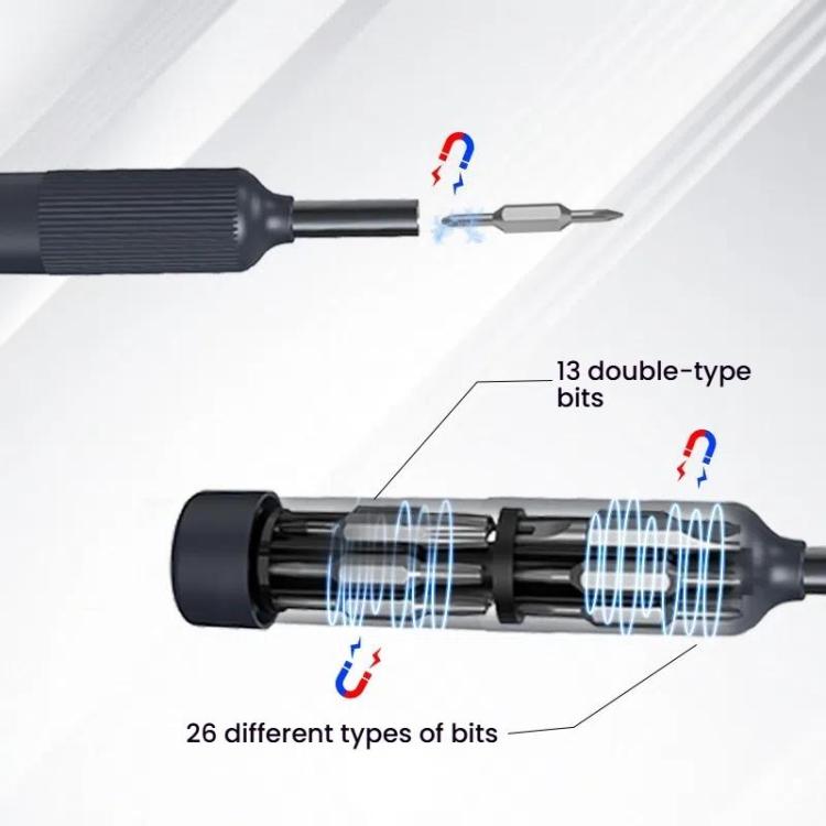 27 In 1 Dual Bits Precision Screwdriver Tool Kit Mini Mobile Phone Computer Eyeglasses Repair Tool(ABS Shell) - Screwdriver Set by buy2fix | Online Shopping UK | buy2fix