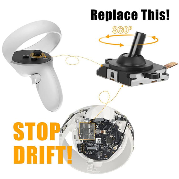 10 In 1 A Type For Meta Quest 2 Repair Tool Set Handle Joystick Replacement Parts - by buy2fix | Online Shopping UK | buy2fix