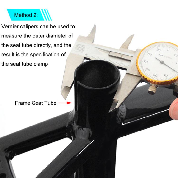 Mountain Road Bicycle Aluminum Locking Seatpost Clamps Seatpost Clamp Ring Fittings(34.9mm Red) - Pipe clamps by buy2fix | Online Shopping UK | buy2fix
