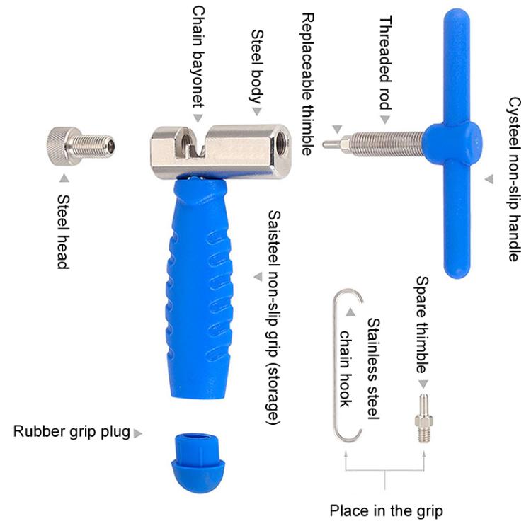 Mountain Bicycle Chain Cutter Steel Chain Release Tool(Black) - Maintenance tools by buy2fix | Online Shopping UK | buy2fix