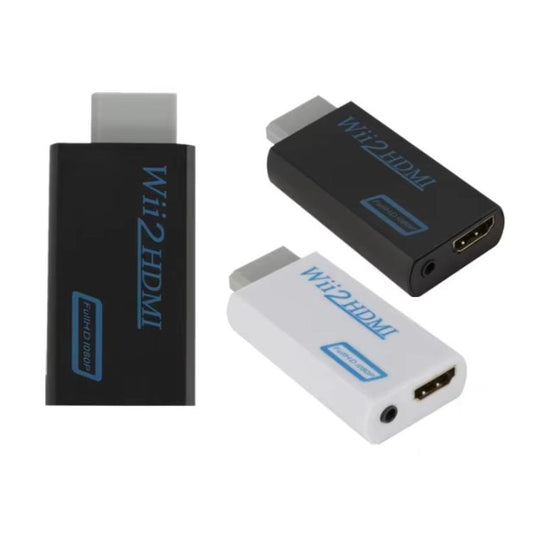 WII 2 To HDMI HD Converter(Black) - Adapter by buy2fix | Online Shopping UK | buy2fix