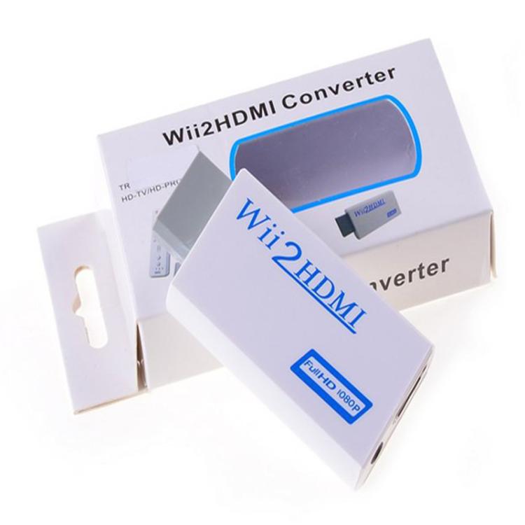 WII 2 To HDMI HD Converter(Black) - Adapter by buy2fix | Online Shopping UK | buy2fix