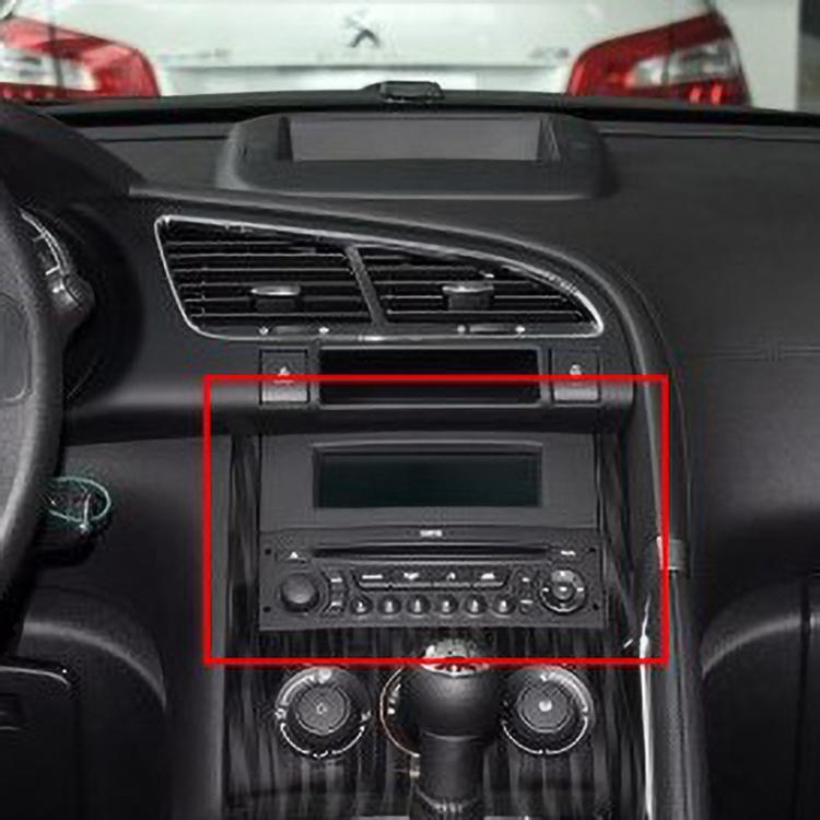For 307 C4 Triumph 3008 Car Driving Computer Screen Frame Center Multi-function Screen Navigation Frame(Without Screws) - Accessories by buy2fix | Online Shopping UK | buy2fix