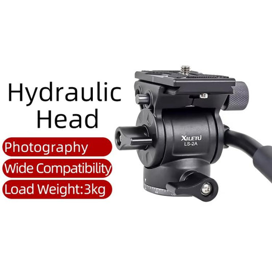 XILETU LS-2A Mini Hydraulic Damping Ball Head Tripod Head 360 Degree Panoramic Shooting - Tripod Heads by XILETU | Online Shopping UK | buy2fix