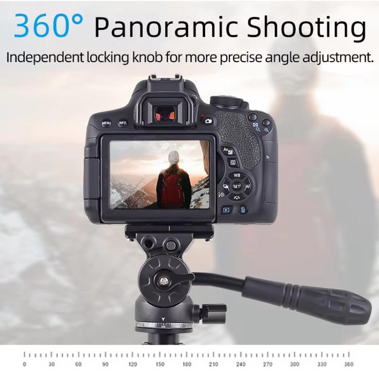 XILETU LS-2A Mini Hydraulic Damping Ball Head Tripod Head 360 Degree Panoramic Shooting - Tripod Heads by XILETU | Online Shopping UK | buy2fix