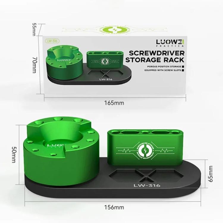 LUOWEI LW-316 Cell Phone Repair Tool Organizer Rotary Screwdriver Holder - Tool Boxes & Bags by LUOWEI | Online Shopping UK | buy2fix