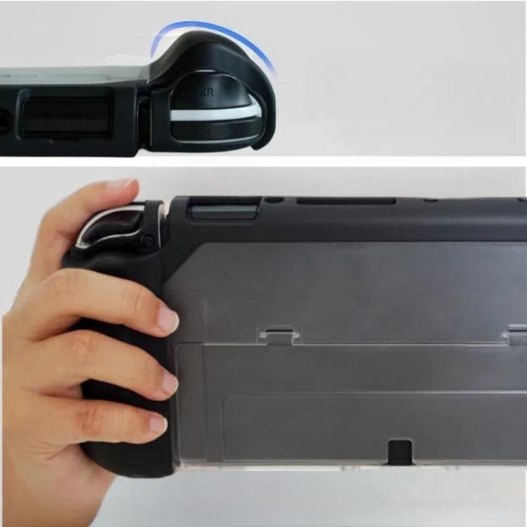 For Nintendo Switch OLED / Joy-Con 2 In 1 Protective Case TPU Cover Support(White) - Cases by buy2fix | Online Shopping UK | buy2fix