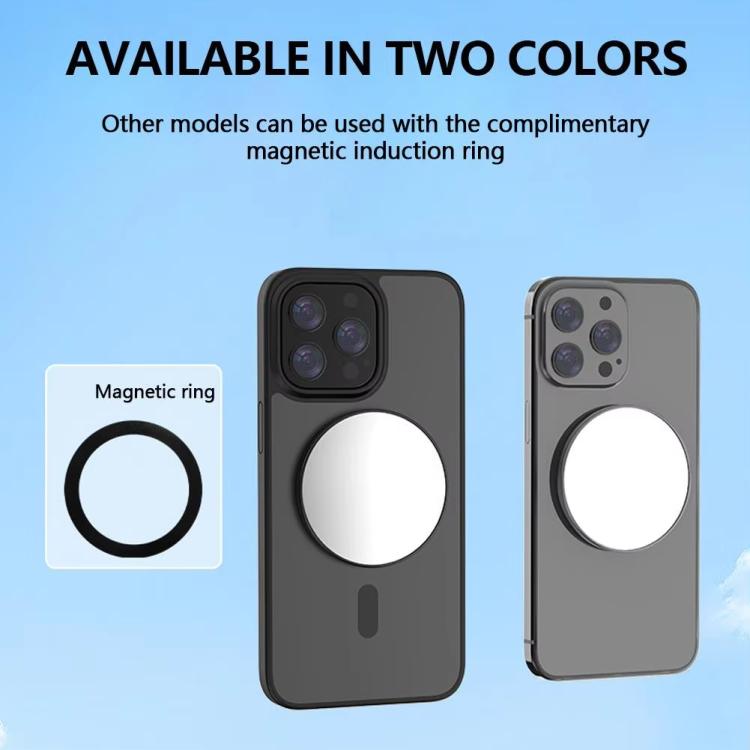 HEPAIL 101D-A Cell Phone Magnetic Selfie Mirror Magsaef Rear HD Photo Assist Convex Mirror(Black) - Others Accessories by HEPAIL | Online Shopping UK | buy2fix