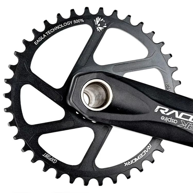 RACEWORK 7075-T6 For SRAM Mountain Bike Single Plate Round Bicycle Sprocket, Spec: 3mm 38T - Bicycle Chains & Rounds by RACEWORK | Online Shopping UK | buy2fix