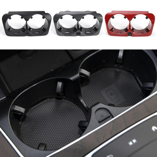 For Mercedes-Benz C-Class W205 / GLC W253 / E-Class W213 Center Console Beverage Cup Holder 2056802391, Style: Black Carbon Fiber - Car Drink Holders by buy2fix | Online Shopping UK | buy2fix