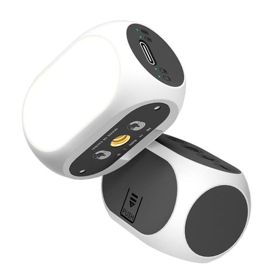 For DJI / Zhiyun Handheld Gimbal Stabilizer Fill Light Magnetic LED Photography Lamp Mobile Phone Fill Light, Model: XJ97P Dual Lamp + Clips Set - Selfie Light by buy2fix | Online Shopping UK | buy2fix