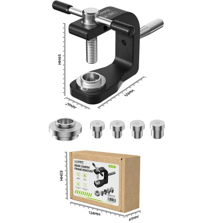 For iPhone Series LUOWEI LW-324 Camera Frame Remover Remove Cell Phone Rear Camera Without Grinding Damage - Separation Equipment by LUOWEI | Online Shopping UK | buy2fix