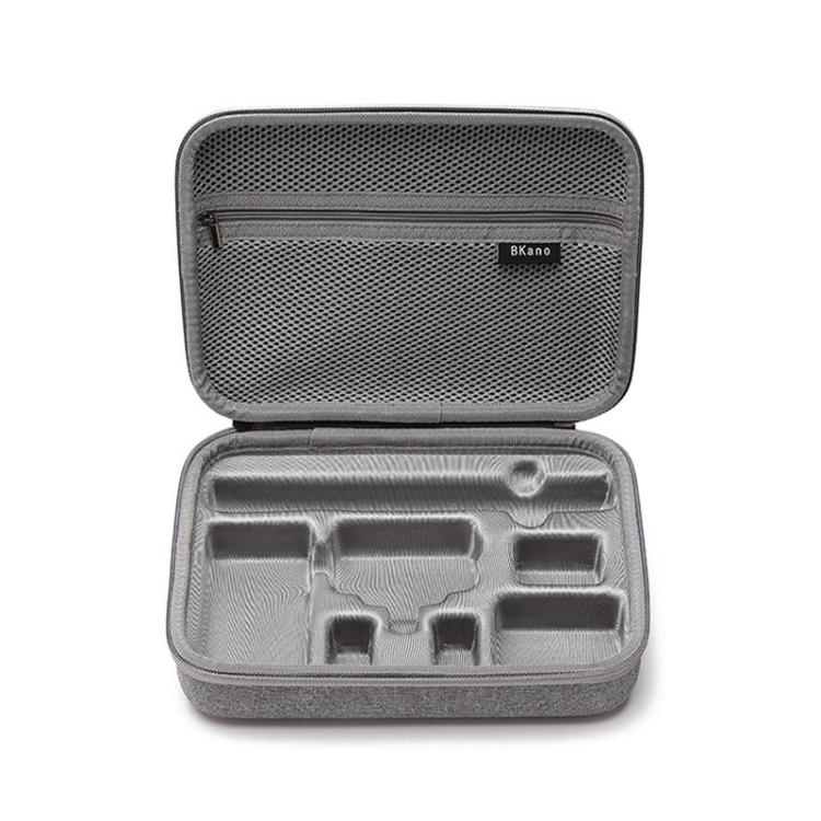 BKANO For DJI Osmo Action 4 / 5 Pro Set Storage Bag Organizer Case Hard Shell Case Handbag(Gray) - Case & Bags by BKANO | Online Shopping UK | buy2fix