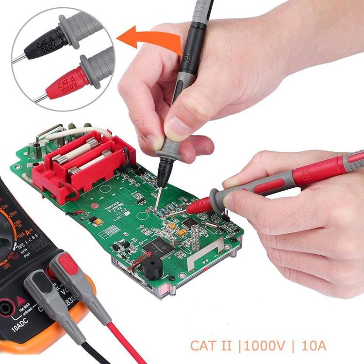 4mm Banana Jack Multimeter Universal Test Pen Alligator Clip Probe Set(BC0006001100) - Other Tester Tool by buy2fix | Online Shopping UK | buy2fix