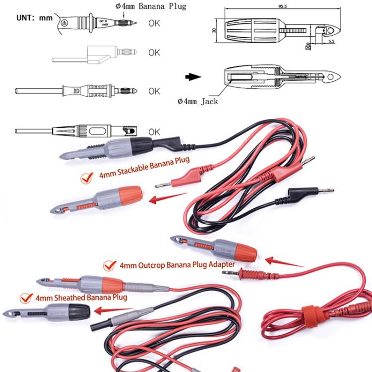 Universal Multimeter Test Piercing Probe For Auto Repair(2mm Jack) - Other Tester Tool by buy2fix | Online Shopping UK | buy2fix
