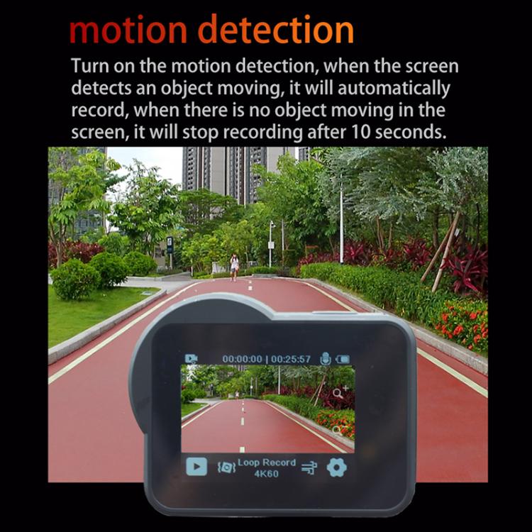 VIRAN V10 5K WiFi 2.0-Inch IPS Screen IP68 Waterproof Six-Axis Anti-Shake Sports Camera(Black) - Sports Camera by VIRAN | Online Shopping UK | buy2fix