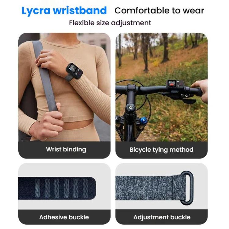 TELESIN T13 60m Sports Camera Wireless Bluetooth Remote Control For GoPro HERO13 Black /12 Black /11 Black /10 Black /9 Black /8 Black /Max(Black) - by TELESIN | Online Shopping UK | buy2fix