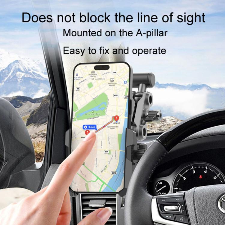 For Tank 300 / Tank 500 / Pajero / Land Cruiser / Land Cruiser Prado A-Pillar Handle Fixed Cell Phone Holder - Special Car Holders by buy2fix | Online Shopping UK | buy2fix