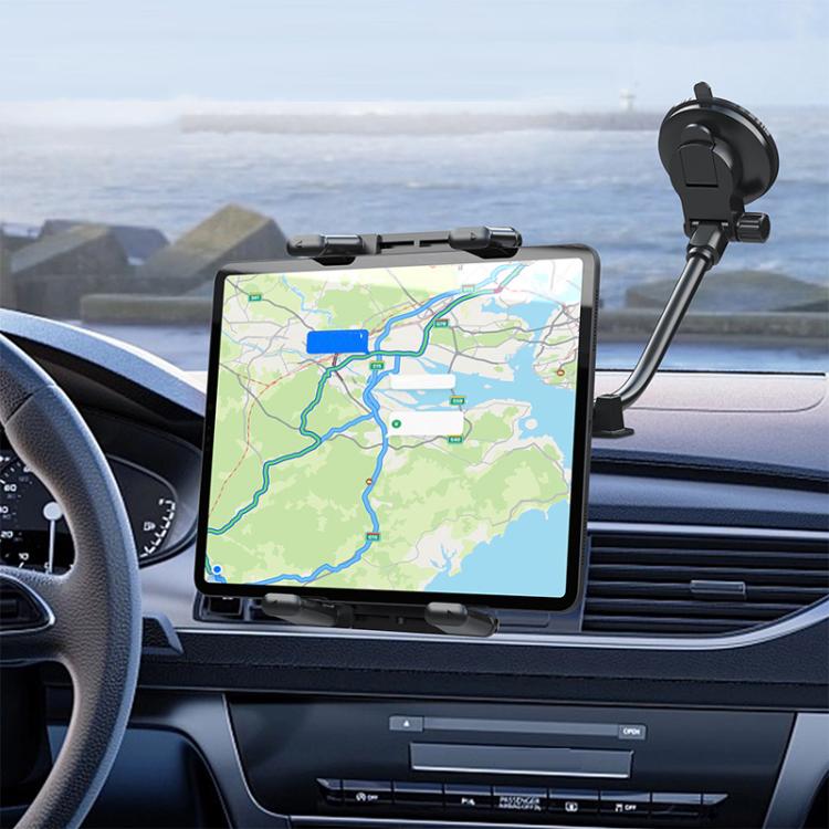 Car Suction Cup Extended Hose Universal Cell Phone Tablet Holder - Universal Car Holders by buy2fix | Online Shopping UK | buy2fix