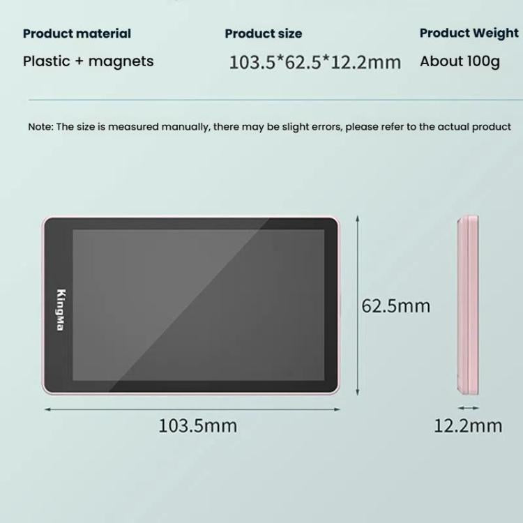 KingMa PH02 MAX Mobile Phone MagSafe Display Screen Selfie Live Streaming Phone Rear Camera(Pink) - Selfie Sticks by KingMa | Online Shopping UK | buy2fix