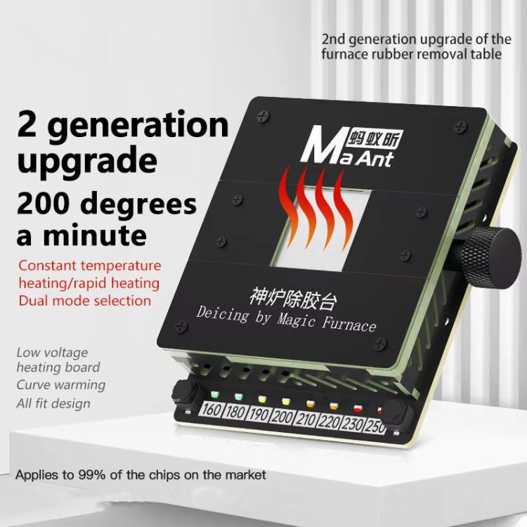 MaAnt SL-2 Cell Phone Fixed CPU Font IC Chip Heating Degumming Platform Repair Tool Fixture - Repair Platform by MaAnt | Online Shopping UK | buy2fix