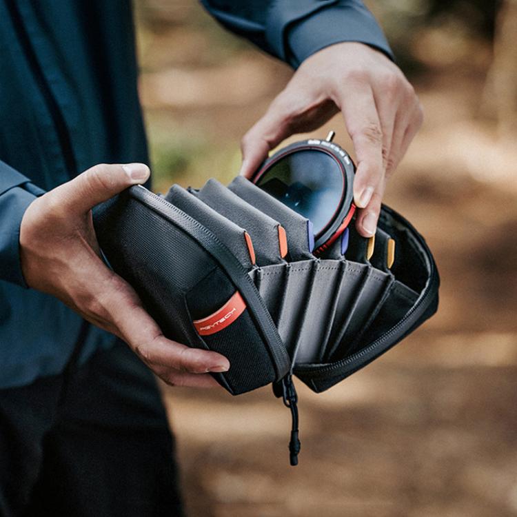 PGYTECH Dustproof Drop-proof Camera UV Filter Storage Bag(Black) - Lens Bag by PGYTECH | Online Shopping UK | buy2fix