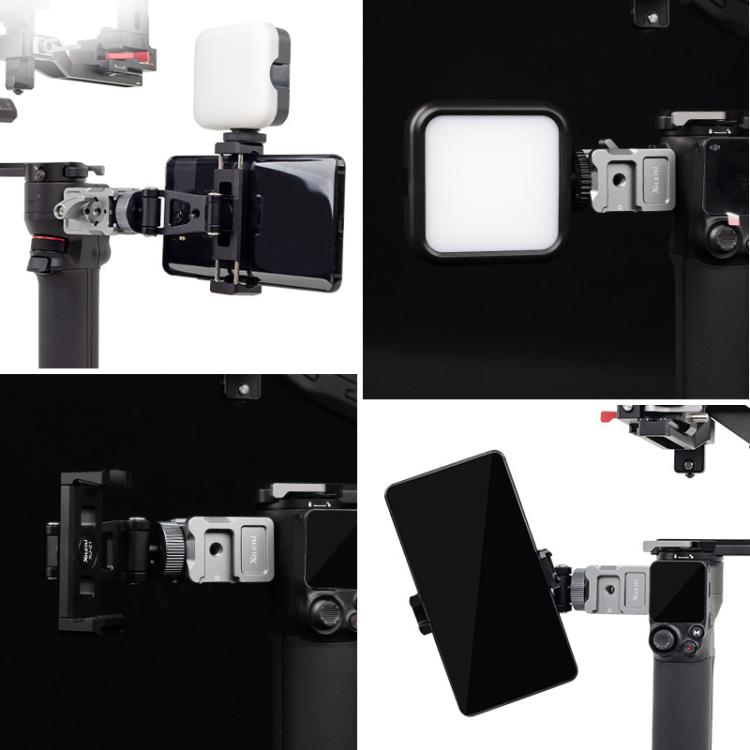 For DJI Ronin Series Stabilizer XILETU Quick Release NATO Clamp Cold Shoe Adapter - by XILETU | Online Shopping UK | buy2fix
