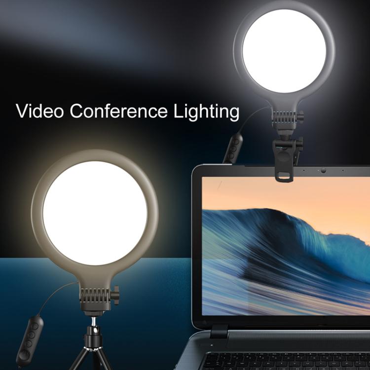 Live Streaming Fill Light Selfie Desktop Photography Light Laptop Clamp Fill Lamp Set(Lamp+Stand+Clip) - Ring Light by buy2fix | Online Shopping UK | buy2fix