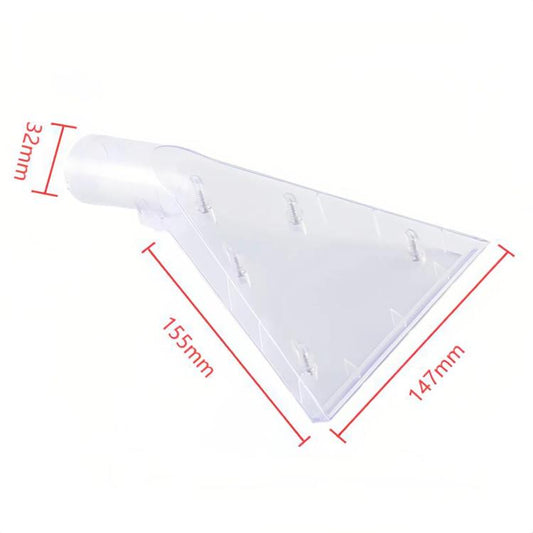 For 32mm Caliber Household Vacuum Cleaner Replacement Part Transparent Suction Tips - Other Accessories by buy2fix | Online Shopping UK | buy2fix