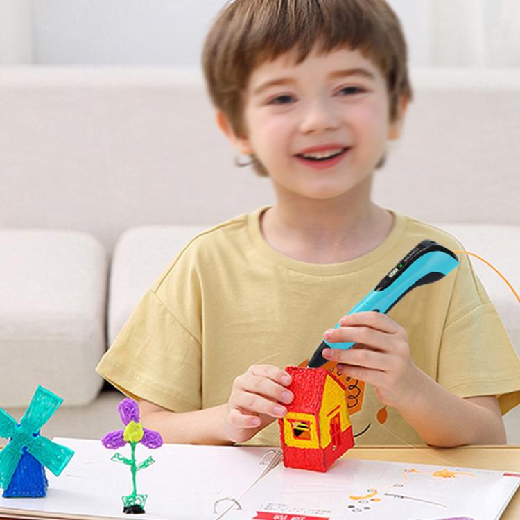 3D Printing Pen Kids Education Drawing DIY Doodle Stereoscopic Drawing 3D Pen(White) - 3D Printer by buy2fix | Online Shopping UK | buy2fix