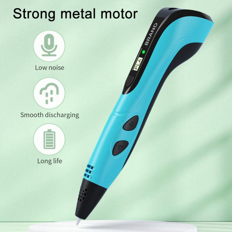 3D Printing Pen Kids Education Drawing DIY Doodle Stereoscopic Drawing 3D Pen(White) - 3D Printer by buy2fix | Online Shopping UK | buy2fix