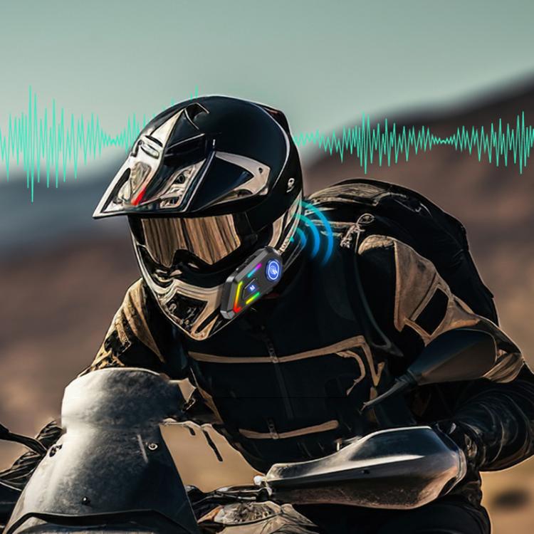 C5 IPX7 Waterproof Outdoor Cycling Noise Reduction Helmet Bluetooth Headset, Spec: Soft and Hard Mics - Motorcycle Walkie Talkie by buy2fix | Online Shopping UK | buy2fix