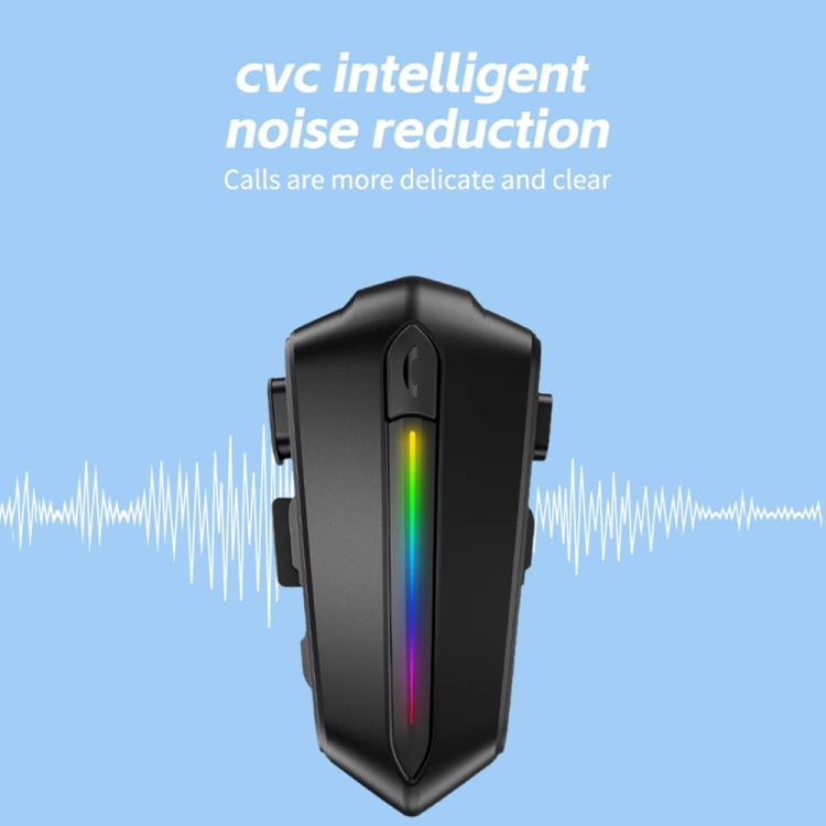 C5S IPX6 Waterproof CVC Noise Reduction Motorcycle Helmet Bluetooth Headset, Spec: Hard Mic - Motorcycle Walkie Talkie by buy2fix | Online Shopping UK | buy2fix