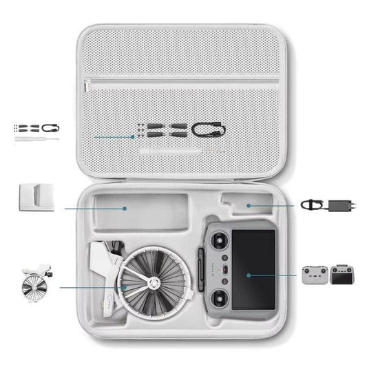 For DJI Flip XFJI Smooth Fly Portable Storage Bag Handheld Shoulder Bag(Gray) - Other by XFJI | Online Shopping UK | buy2fix