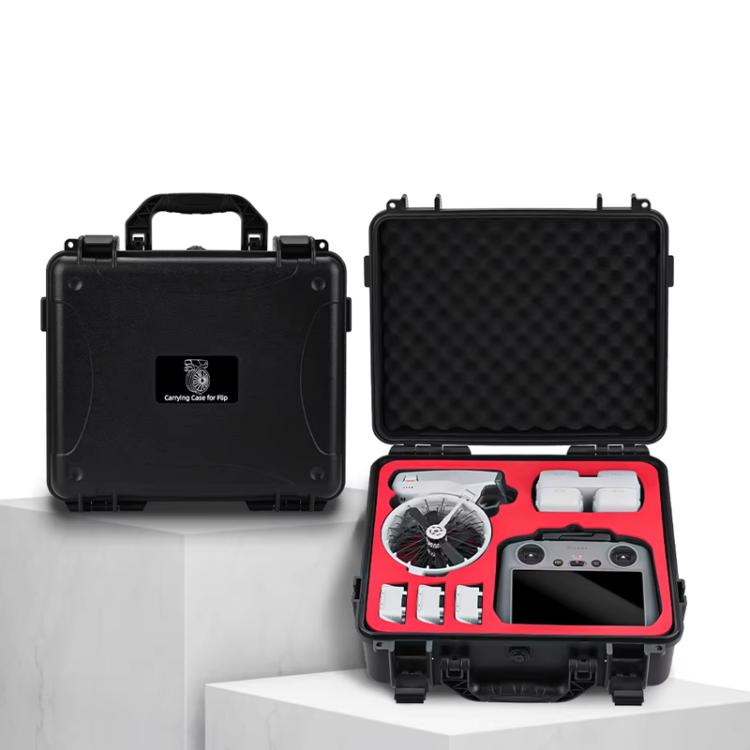 For DJI Flip BRDRC Explosion-proof Waterproof Case With Screen Remote Control Suitcase Shoulder Crossbody Bag(Black) - Other by BRDRC | Online Shopping UK | buy2fix