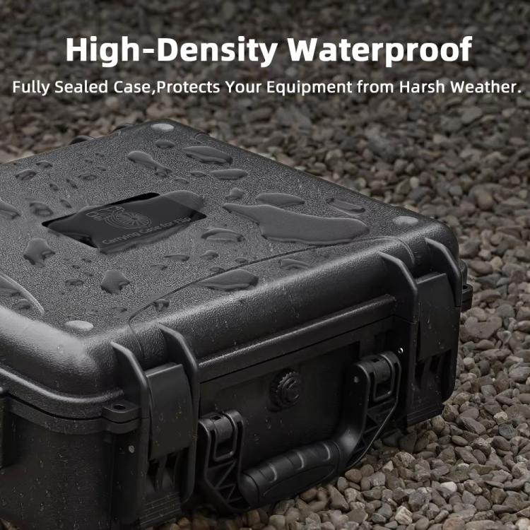 For DJI Flip BRDRC Explosion-proof Waterproof Case With Screen Remote Control Suitcase Shoulder Crossbody Bag(Black) - Other by BRDRC | Online Shopping UK | buy2fix