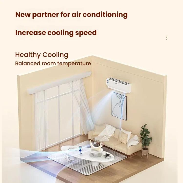 Multifunctional Fan Light Sound Big Wind Power With Light Wall Mounted Long Life Desktop Small Ceiling Fan, Color: Rechargeable Blue - Electric Fans by buy2fix | Online Shopping UK | buy2fix