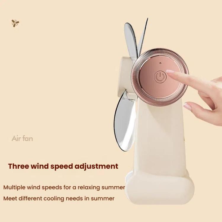 Multifunctional Fan Light Sound Big Wind Power With Light Wall Mounted Long Life Desktop Small Ceiling Fan, Color: Rechargeable Blue - Electric Fans by buy2fix | Online Shopping UK | buy2fix